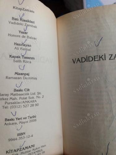 VADİDEKİ ZAMBAK
