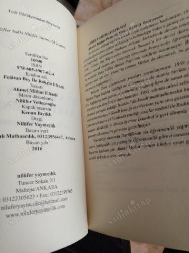 Felatun Bey İle Rakım Efendi