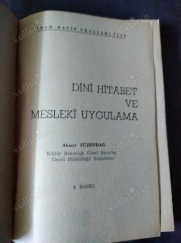 Dini Hitabet ve Mesleki Uygulama (Hitabet Dersleri Örneklerle)