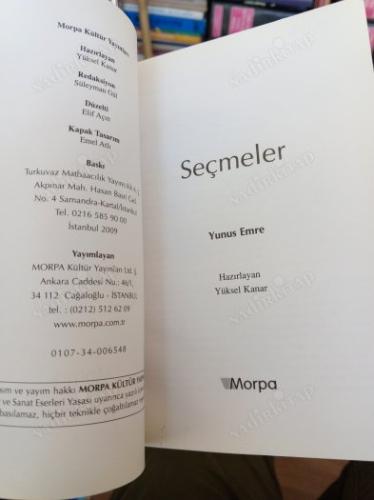 YUNUS EMRE' DEN SEÇMELER