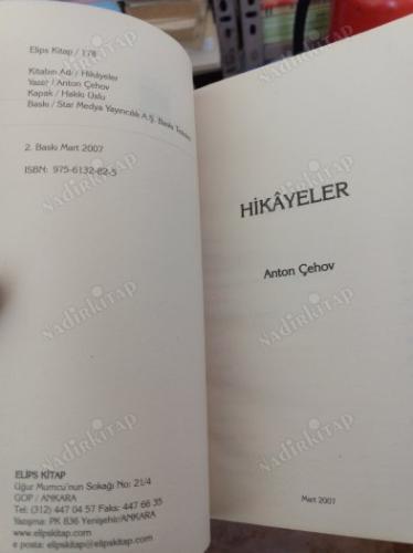 ANTON ÇEHOV HİKAYELER