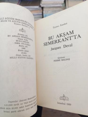 BU AKŞAM SEMERKANT'TA