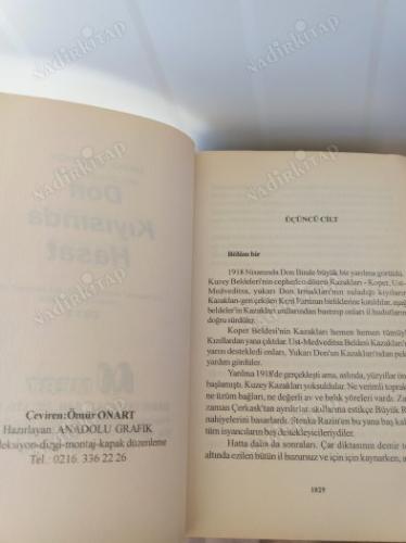 DON KIYISINDA HASAT CİLT 3
