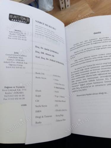 VERGİ HUKUKU GENEL İLKELER VE ESASLAR