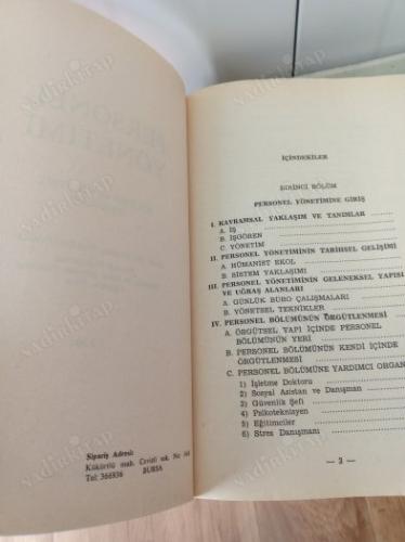 PERSONEL YÖNETİMİ - POLİTİKA VE YÖNETSEL TEKNİKLER VII.BASKI
