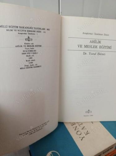 AHİLİK VE MESLEK EĞİTİMİ