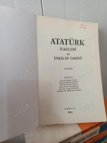 ATATÜRK İLKELERİ VE İNKILAP TARİHİ-TURAN, SAFRAN, HAYTA, ÇAKMAK