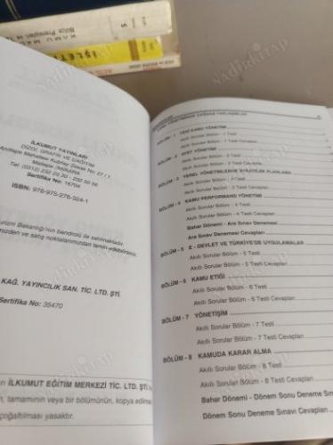 İLKUMUT AÇIK Öğretim kamu yönetiminde çağdaş yaklaşımlar AKILLI SORULAR
