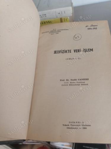 Jeofizikte Veri-İşlem Cilt1