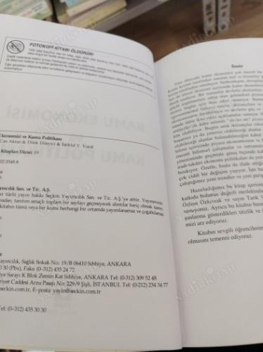 Kamu Ekonomisi ve Kamu Politikası