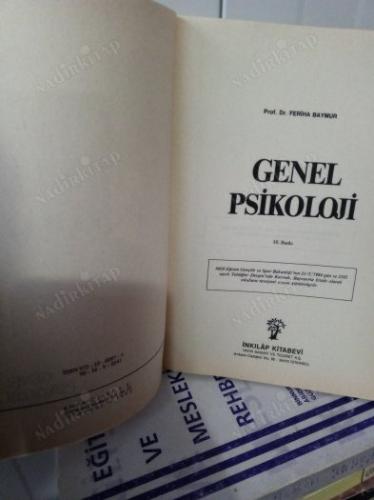 GENEL PSİKOLOJİ
