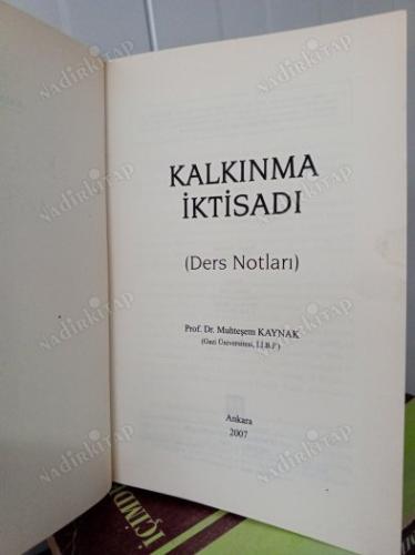 KALKINMA İKTİSADI