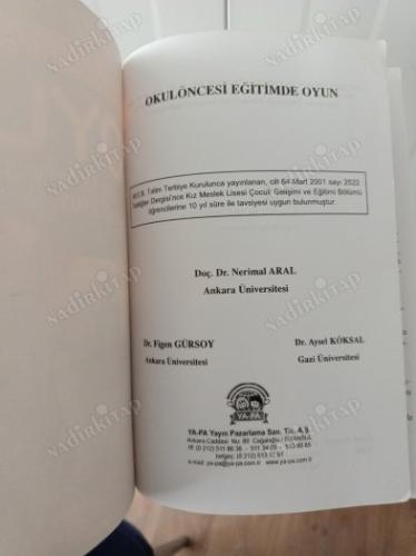 OKUL ÖNCESİ EĞİTİMİNDE OYUN
