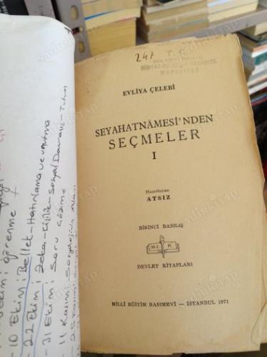 EVLİYA ÇELEBİ SEYAHATNAMESİNDEN SEÇMELER I.CİLT