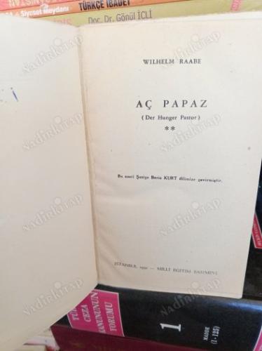 AÇ PAPAZ / DER HUNGER PASTOR / 2 CİLT TAKIM