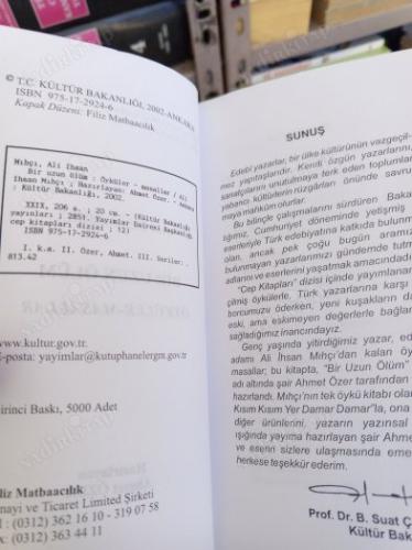 Bir Uzun Ölüm (Öyküler - Masallar)