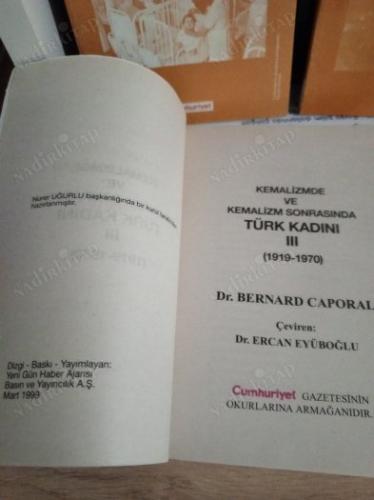 KEMALİZMDE VE KEMALİZM SONRASINDA TÜRK KADINI1 CİLT