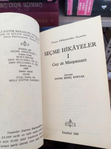 SEÇME HİKÂYELER - 1
