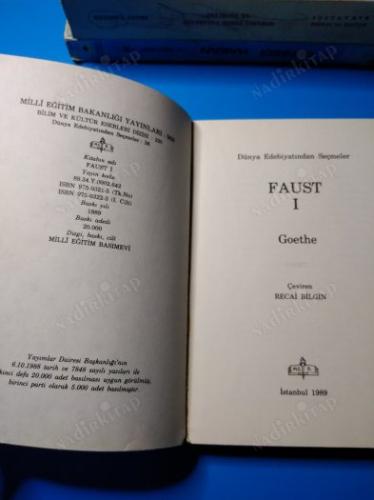 FAUST 1 (MEB Dünya Edebiyatından Seçmeler / Tiyatro)