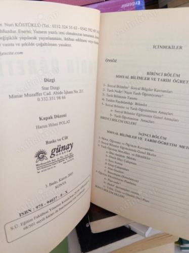 SOSYAL BİLİMLER VE TARİH ÖĞRETİMİ