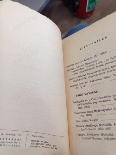 BELEDİYELER KANUNU VE İLGİLİ MEVZUAT