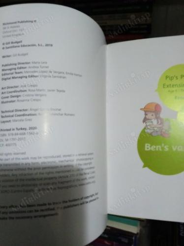 RICHMOND PIP'S PHONICS extension pack READER 2 2 ben's van