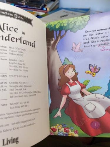 çocuklar için ilkokul başlangıç düzeyinde ingilizce okuma kitabı alice in wonderland timeless tales stage 2