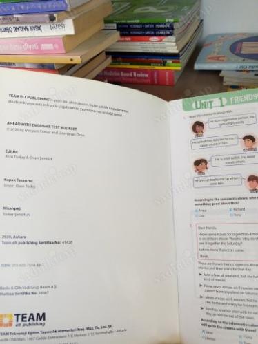 Team Yayınları Lgs Hazırlık 8.Sınıf Ahead With English Test Book . Test kitabı