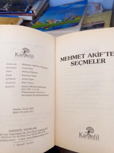 Mehmed Akif'den Seçmeler