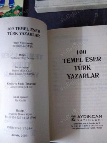 100 Temel Eser Türk Yazarlar