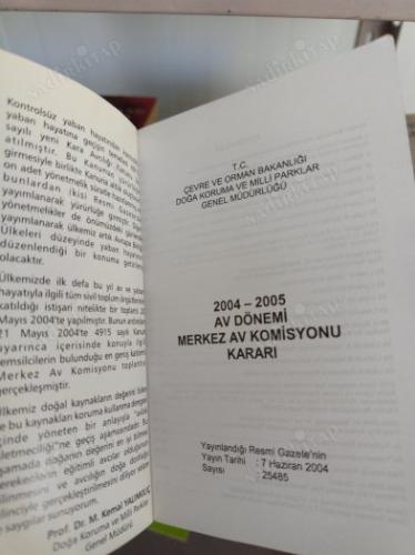 2004-2005 Av Dönemi Merkez Av Komisyonu Kararı