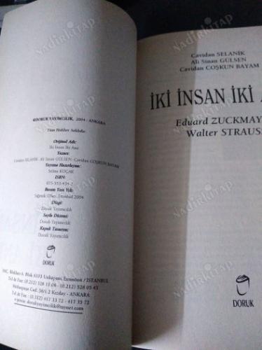 İKİ İNSAN İKİ ANIT