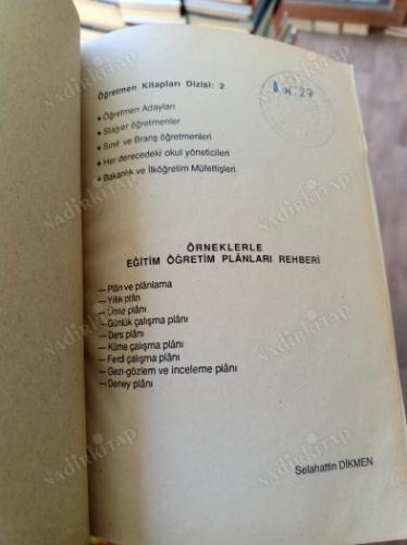Örneklerle Eğitim Öğretim Plânları Rehberi