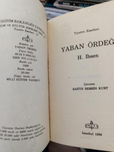 YABAN ÖRDEĞİ