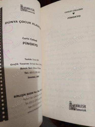 PİNOKYO DÜNYA ÇOCUK KLASİKLERİ
