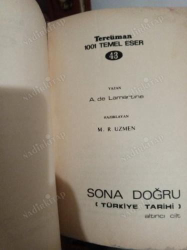 Sona Doğru (Türkiye Tarihi ) 6. Cilt