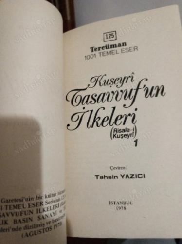 KUŞEYRİ TASAVVUF'UN İLKELERİ 1