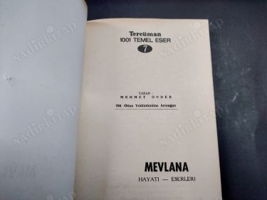 MEVLANA (HAYATI-ESERLERİ)