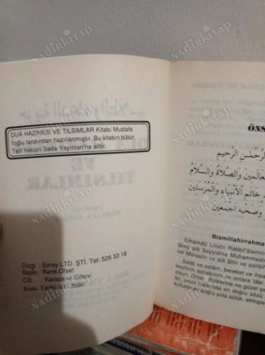 DUA HAZİNESİ VE TILSIMLAR