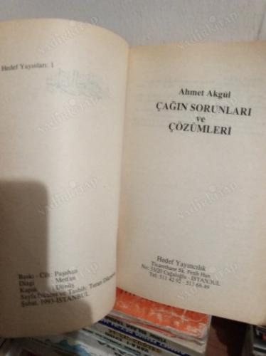 ÇAĞIN SORUNLARI VE ÇÖZÜM YOLLARI