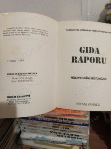 Gıda Raporu (Yediklerimiz içtiklerimiz helal mi haram mı?)