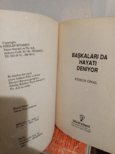 Başkaları da Hayatı Deniyor (İLK BASKI)