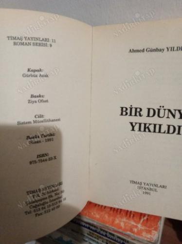 BİR DÜNYA YIKILDI
