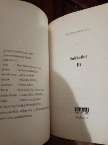 Sohbetler - 3