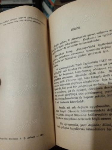 Almanya'daki Türk İşçilerinin Hak ve Görevleri