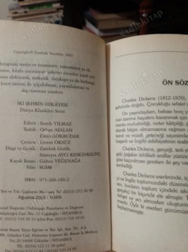 İki Şehrin Hikayesi / 100 Temel Eser