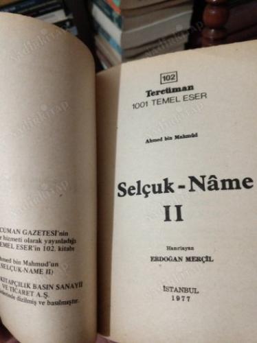 SELÇUK-NAME CİLT 2