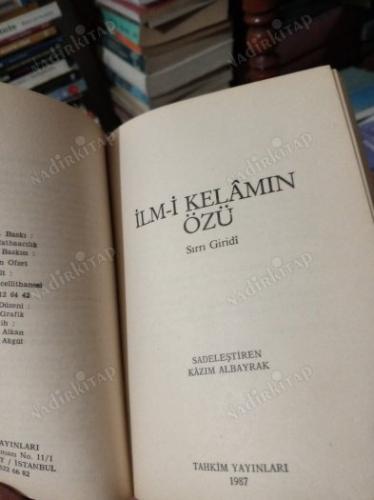 İlm-i Kelamın Özü