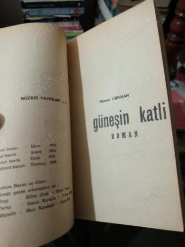 GÜNEŞİN KATLİ