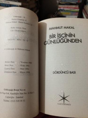 BİR İŞÇİNİN GÜNLÜĞÜNDEN
